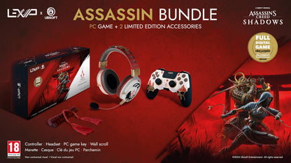Lexip X Ubisoft Assassin's Creed Shadows Assassin Box - PC Game, Headset & Controller