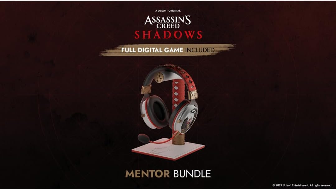 Lexip X Ubisoft Assassin's Creed Shadows "Mentor" Box - PS5 Game, Headset & Stand