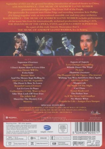 Andrew Lloyd Webber - Masterpiece (Live From The Great Hall Of People In Bejing