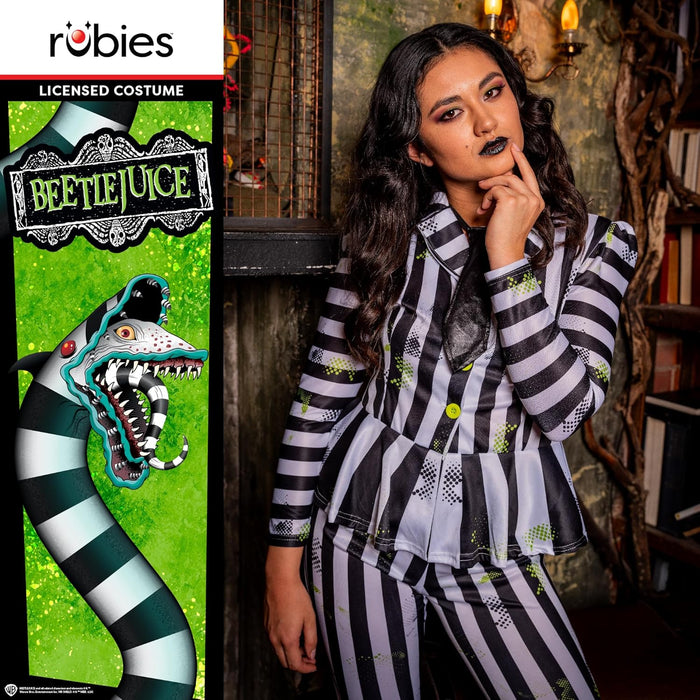 Rubie's Official Ladies Beetlejuice Costume, Adult Costume, Womens Fancy Dress