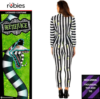 Rubie's Official Ladies Beetlejuice Costume, Adult Costume, Womens Fancy Dress