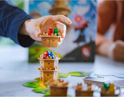 Wandering Towers, Strategy Board Game About Trapping Wizards, Movement, Magic & Spells, Fun Family Games for 6 Players, Ages 10+, 1-6 Players, 30 Mins