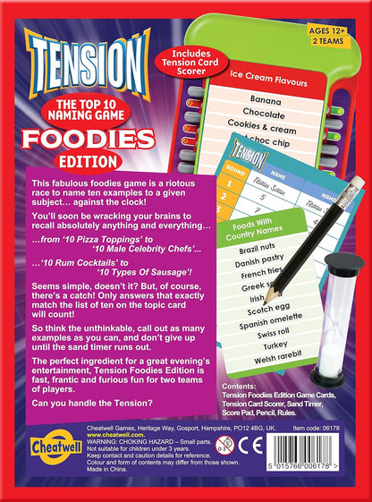 Cheatwell Games Tension Foodies Edition
