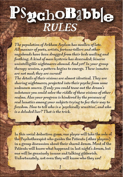 Cheatwell Games PsychoBabble | The Social Deduction Party Game for 4 -11 Players
