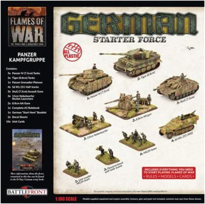 Flames of War German Starter Force Panzer Kampfgruppe