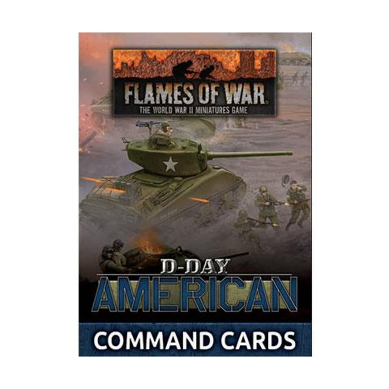 Flames of War D-Day American Command Cards