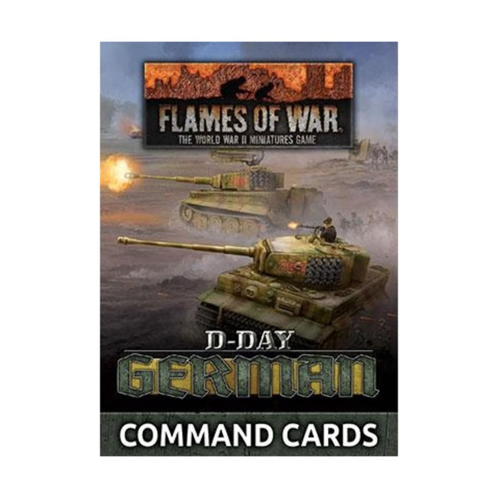 Flames Of War: D-Day German Command Cards (X50 Cards)