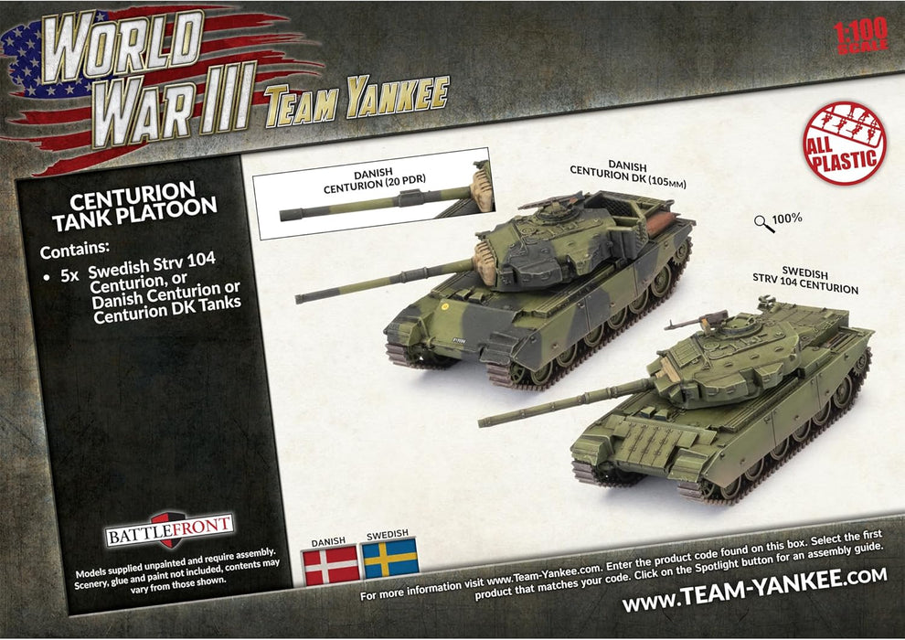 Flames of War - Team Yankee - Centurion Tank Platoon