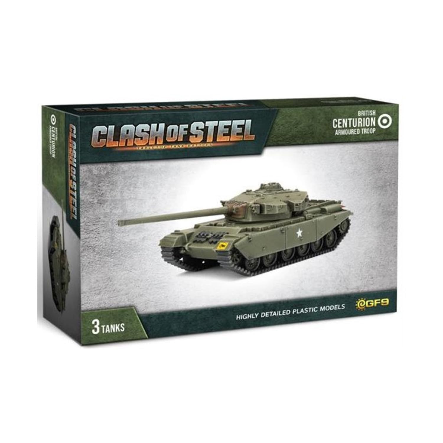 Clash Of Steel - Centurion Armoured Troop (X3 Plastic)