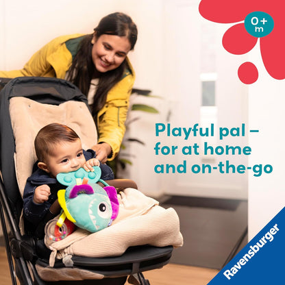 Ravensburger Play+ Pop-it Blue Piranha - New Born Sensory & Development Baby Toys 0-6 Months - Infant Gifts