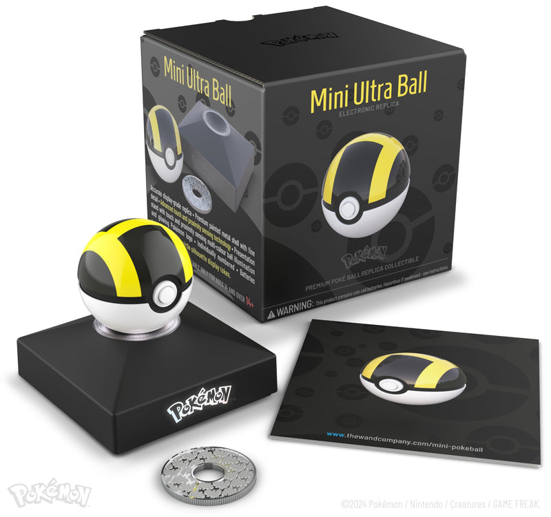 The Wand Company Pokémon Trainer Mini Poké Ball authentic replica (Mini Ultra Ball