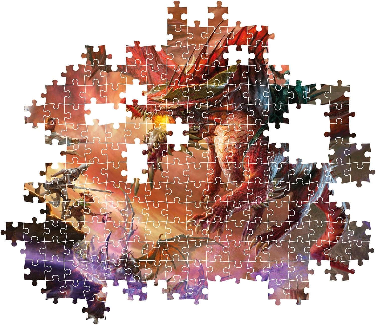 Clementoni 35561 Dungeons&Dragons Jigsaw Cube Dungeons & Dragons 500 Pieces Collection Puzzle for Adults 14-99 Years, Gift for Men/Women, Game, D&D, Made in Italy, Multicolor