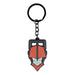 Chainsaw Man Chainsaw Man Unisex Pendente portachiavi nero/arancione Gomma