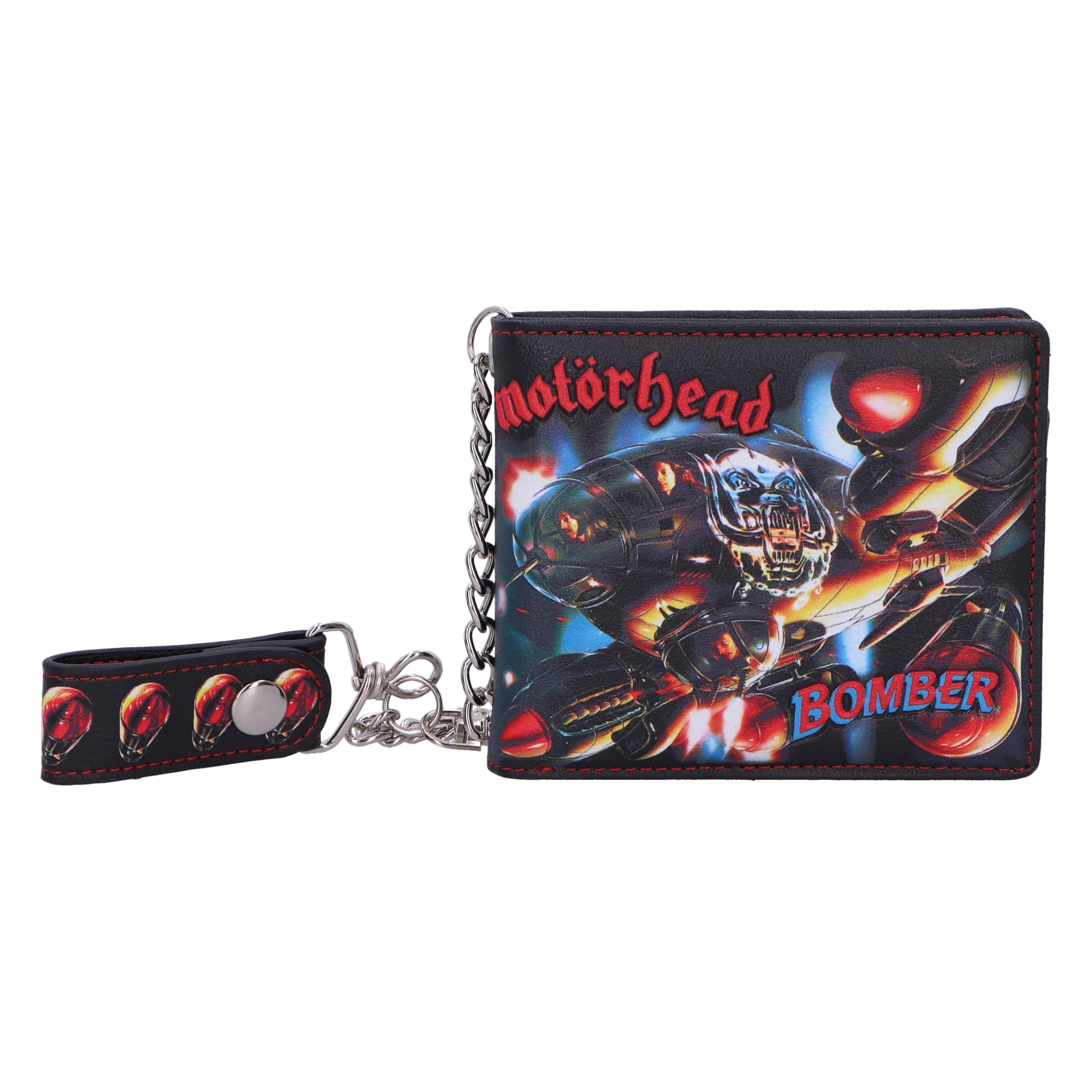 Nemesis Now Unisex's B6607B24 Bi-Fold Wallet, Jet Black, 9.3cm