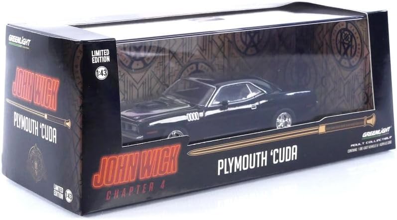 Greenlight 86641 Collectible Miniature Car, Black