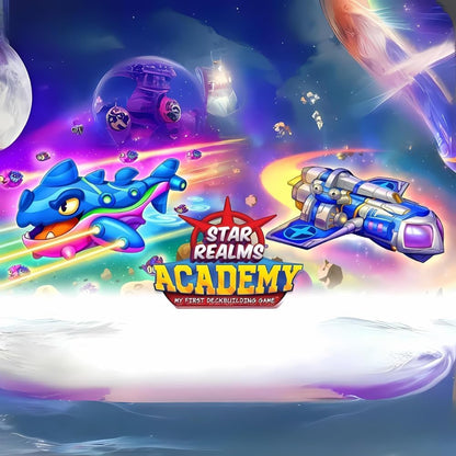 Wise Wizard Games | Star Realms Academy | Deckbuilding Game | Ages 7+ | 2 Players | 20 Minutes Playing Time