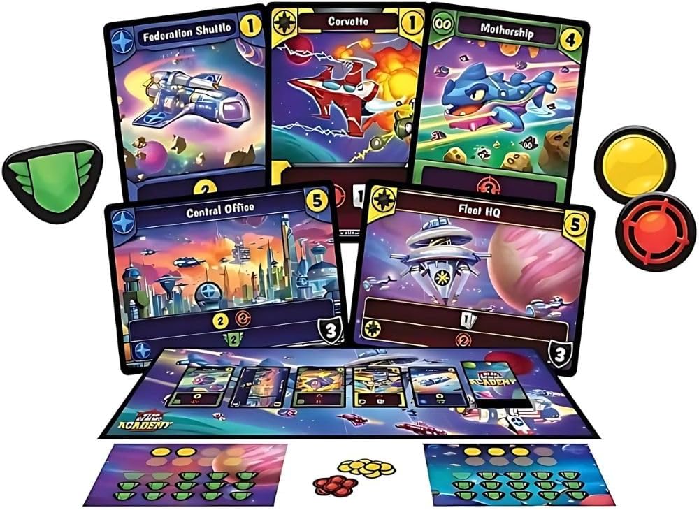 Wise Wizard Games | Star Realms Academy | Deckbuilding Game | Ages 7+ | 2 Players | 20 Minutes Playing Time