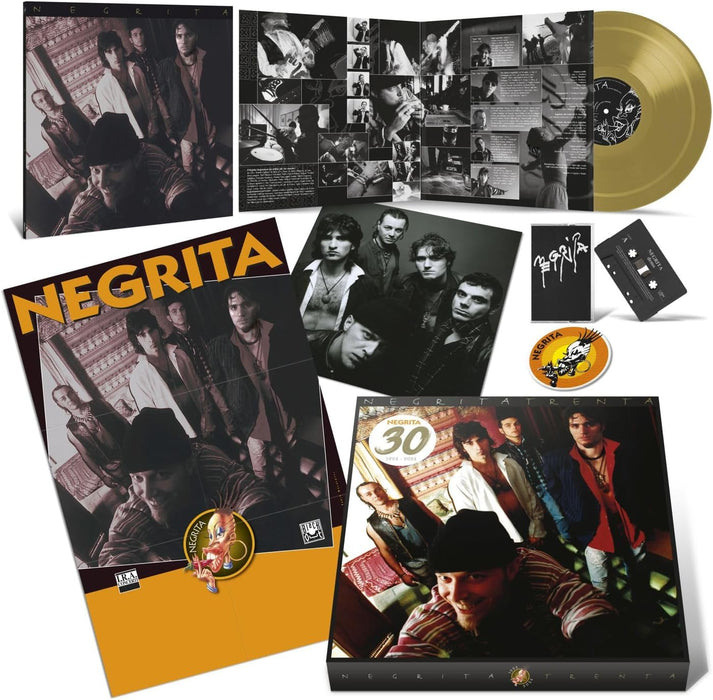Negrita Trenta - Gold Autographed Poster, Patch & Photobook