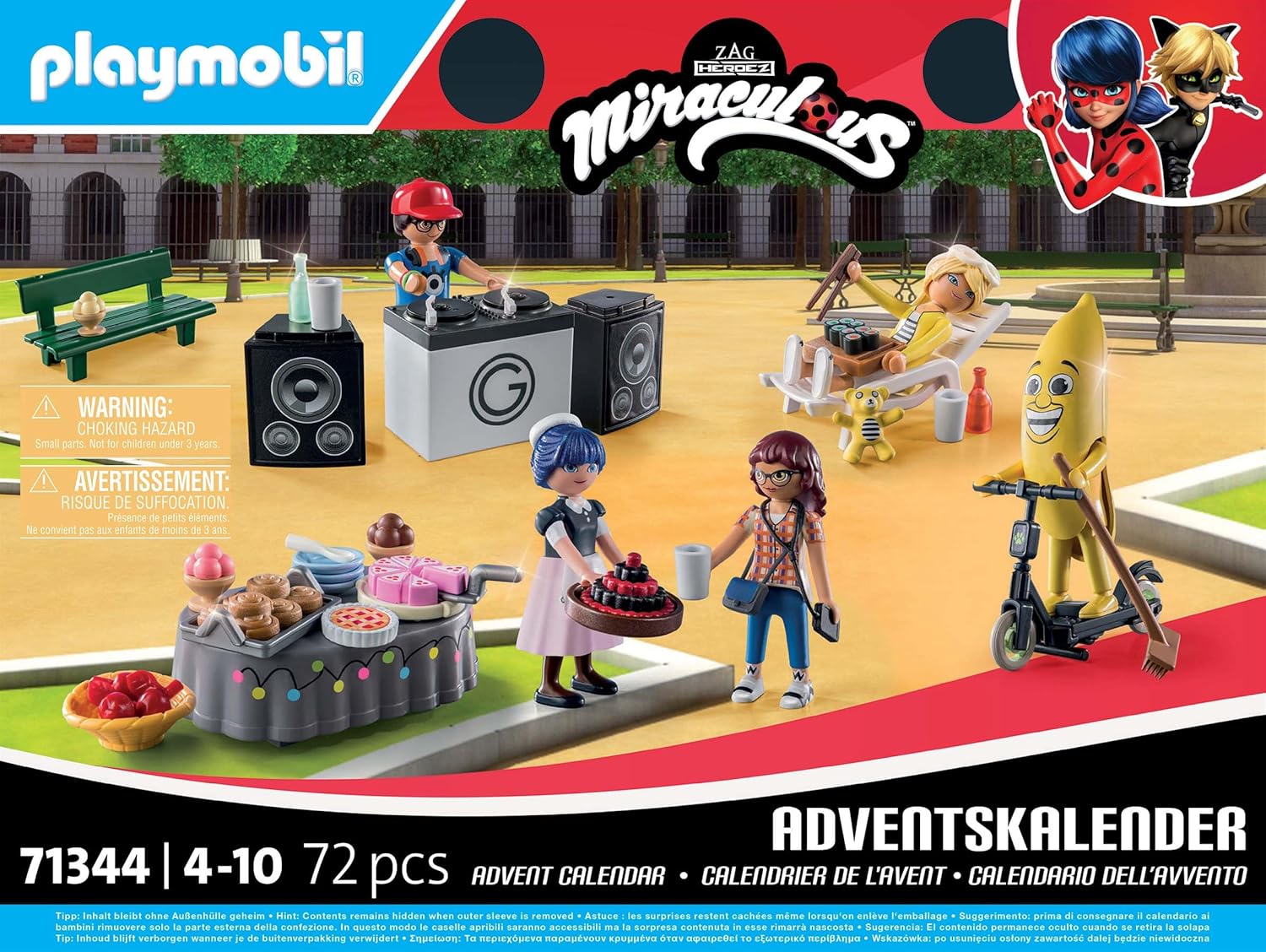 Playmobil 71344 Advent Calendar: Miraculous: Picnic in Paris Age 4+