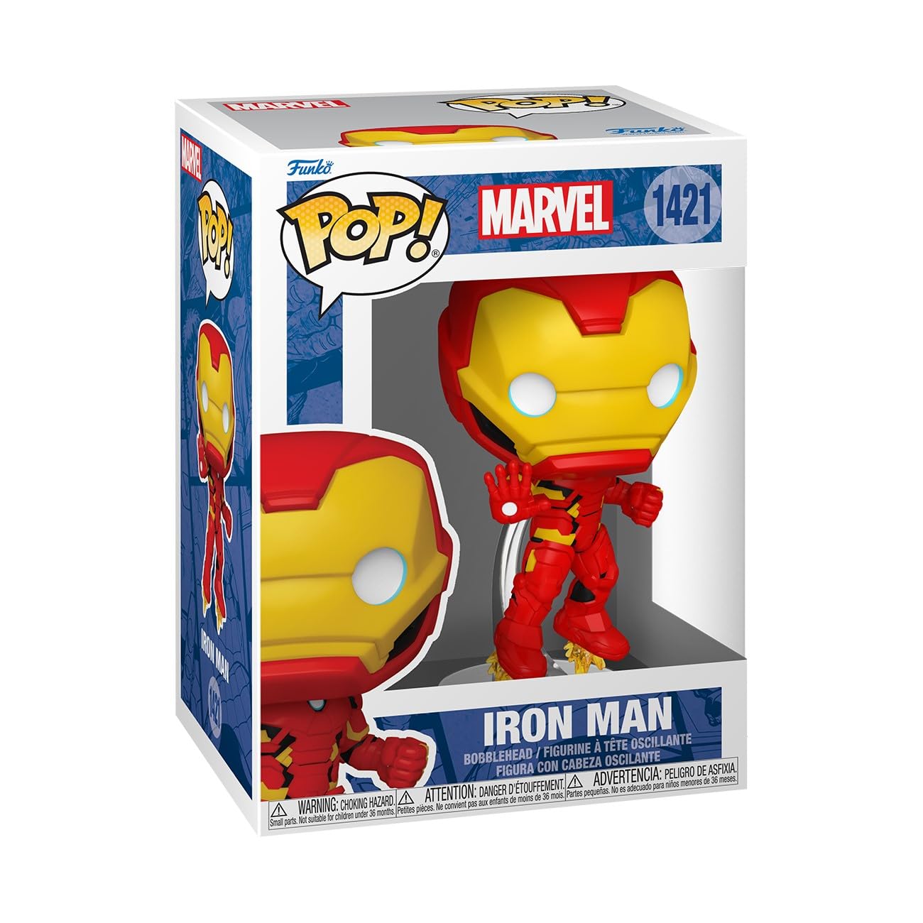 Funko Pop! Marvel: Marvel NC - Iron Man - Marvel Comics - Collectable Vinyl Figure - Gift Idea - Official Merchandise - Toys for Kids & Adults - Comic Books Fans - Model Figure for Collectors