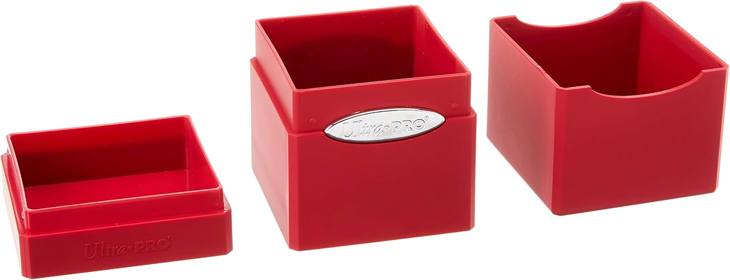 Ultra Pro 330574 DECKBOX Satin Tower C6 Card Game (Red)