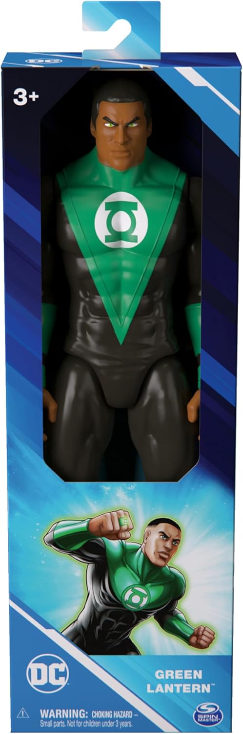 DC Comics, Green Lantern Action Figure, 30cm, Easy to Pose, Collectible Superhero Kids’ Toys for Boys and Girls Aged 3+