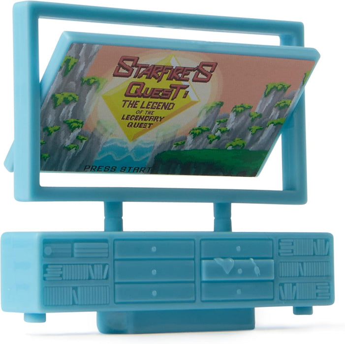 DC Comics Teen Titans Go! Kitchen Chaos Dis-Play Set with Beast Boy and Cyborg Figures and Accessories, Playset Kids’ Toys for Boys and Girls Aged 4 and Up