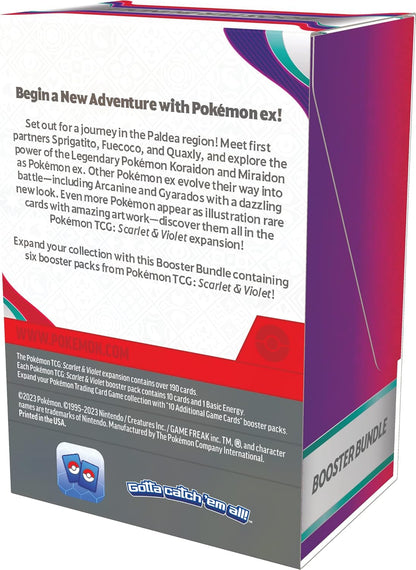 Pokémon TCG: Scarlet and Violet Booster Bundle (6 Booster Packs) Single