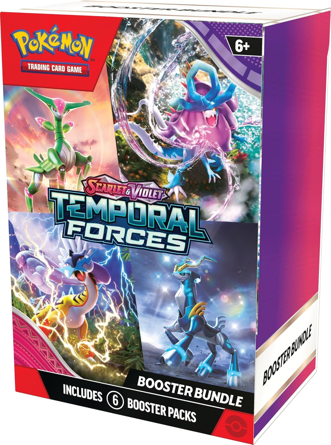 Pokémon TCG: Scarlet & Violet—Temporal Forces Booster Bundle (6 Booster Packs) 6 Boosters