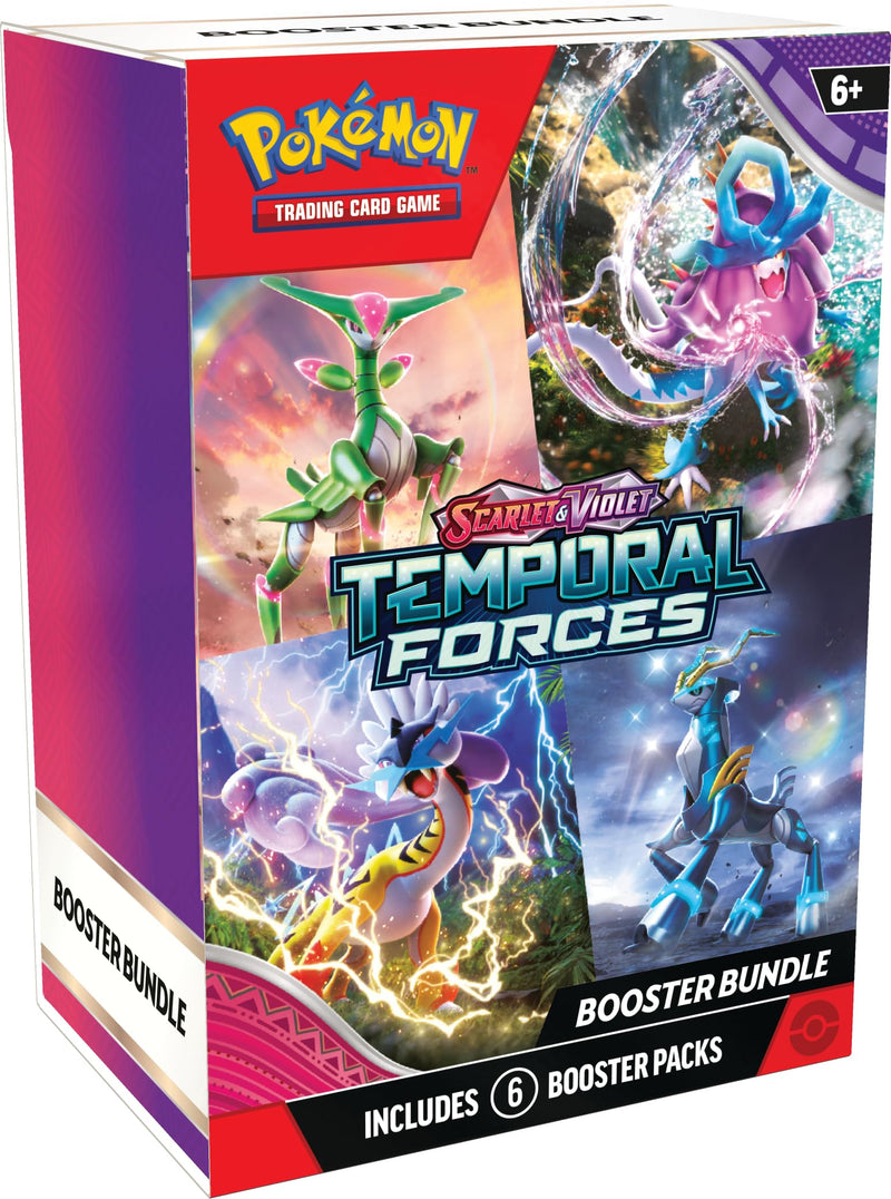 Pokémon TCG: Scarlet & Violet—Temporal Forces Booster Bundle (6 Booster Packs) 6 Boosters