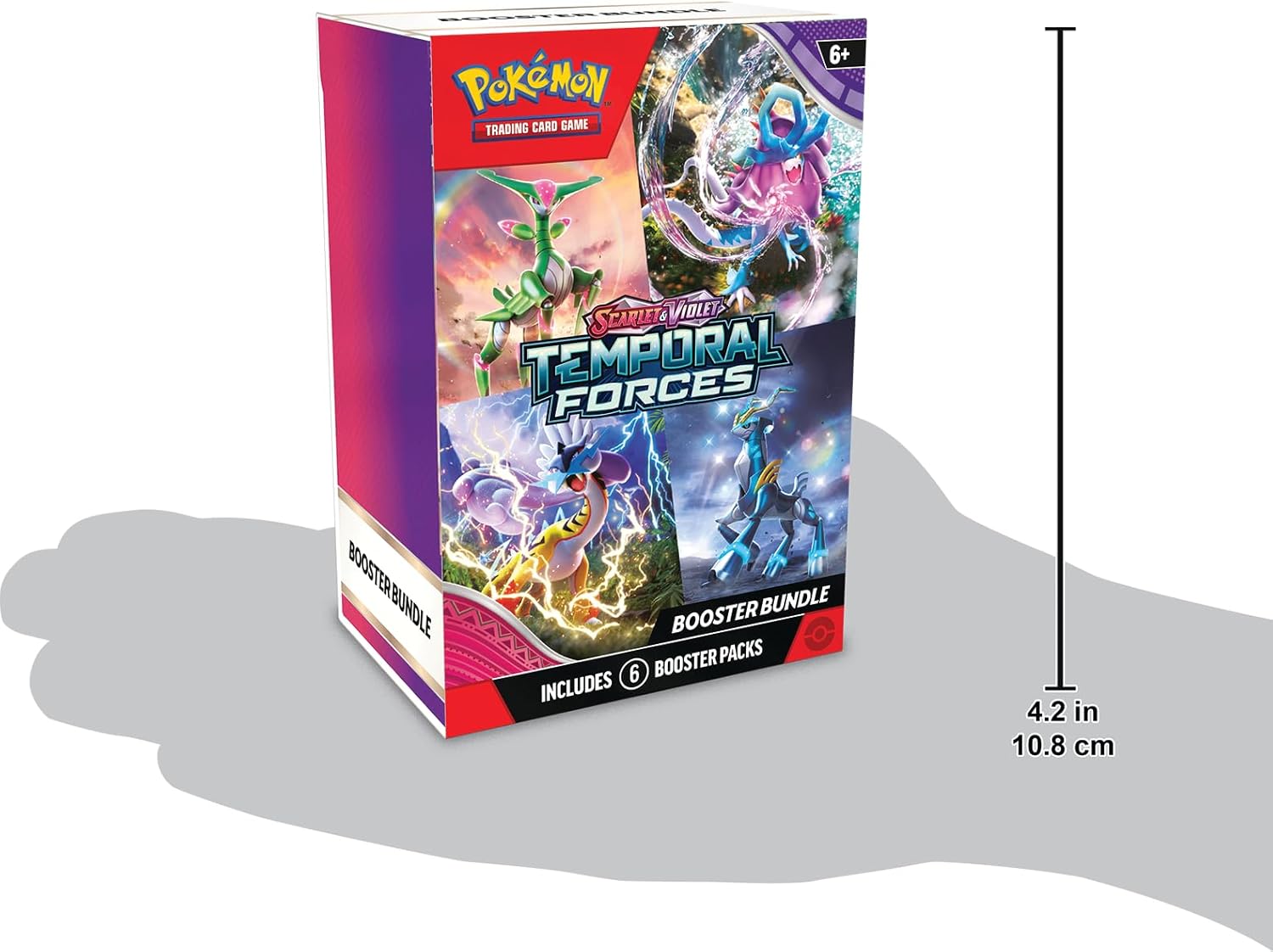 Pokémon TCG: Scarlet & Violet—Temporal Forces Booster Bundle (6 Booster Packs) 6 Boosters
