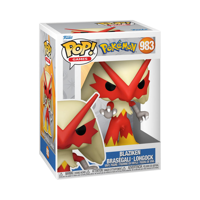 Funko POP! Games: Pokemon - Blaziken - Collectable Vinyl Figure - Gift Idea - Official Merchandise - Toys for Kids & Adults - Video Games Fans - Model Figure for Collectors and Display