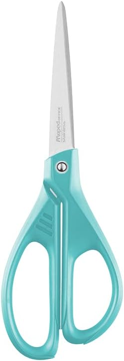 Essentials Scissors Colour 21 cm Glitter Blue. MAPED 468111