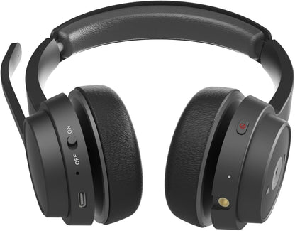 Conceptronic POLONA04BA headphone/headset Headphones Wired & Wireless Head-band Calls/Music USB Type-C Bluetooth Black