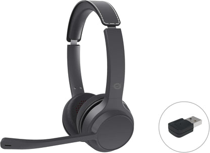 Conceptronic POLONA04BA headphone/headset Headphones Wired & Wireless Head-band Calls/Music USB Type-C Bluetooth Black