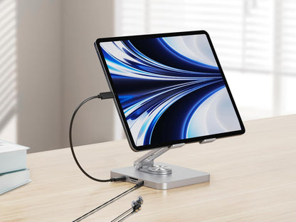 Tablet Stand With 8-In-1 Docking