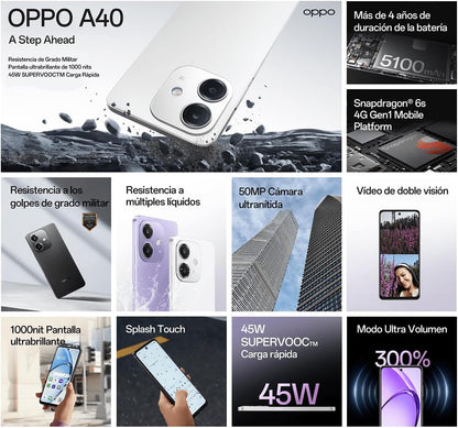 Oppo A40 6/128Gb White