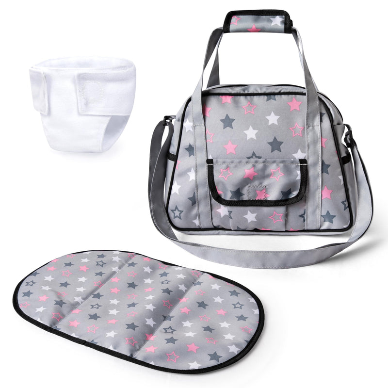 Bayer Design 69007AA changing bag for dolls, changing mat, sewing diaper, nappy,doll accessories
