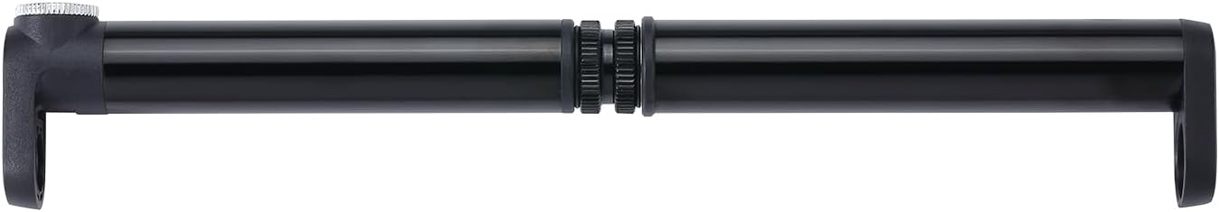 BBB Cycling DoubleShot Mini Bike Pump I 120mm Foldable Bike Pump I 35 cc Bike Pump Presta Valve I Tubeless Friendly Cycle Pump I BMP-102