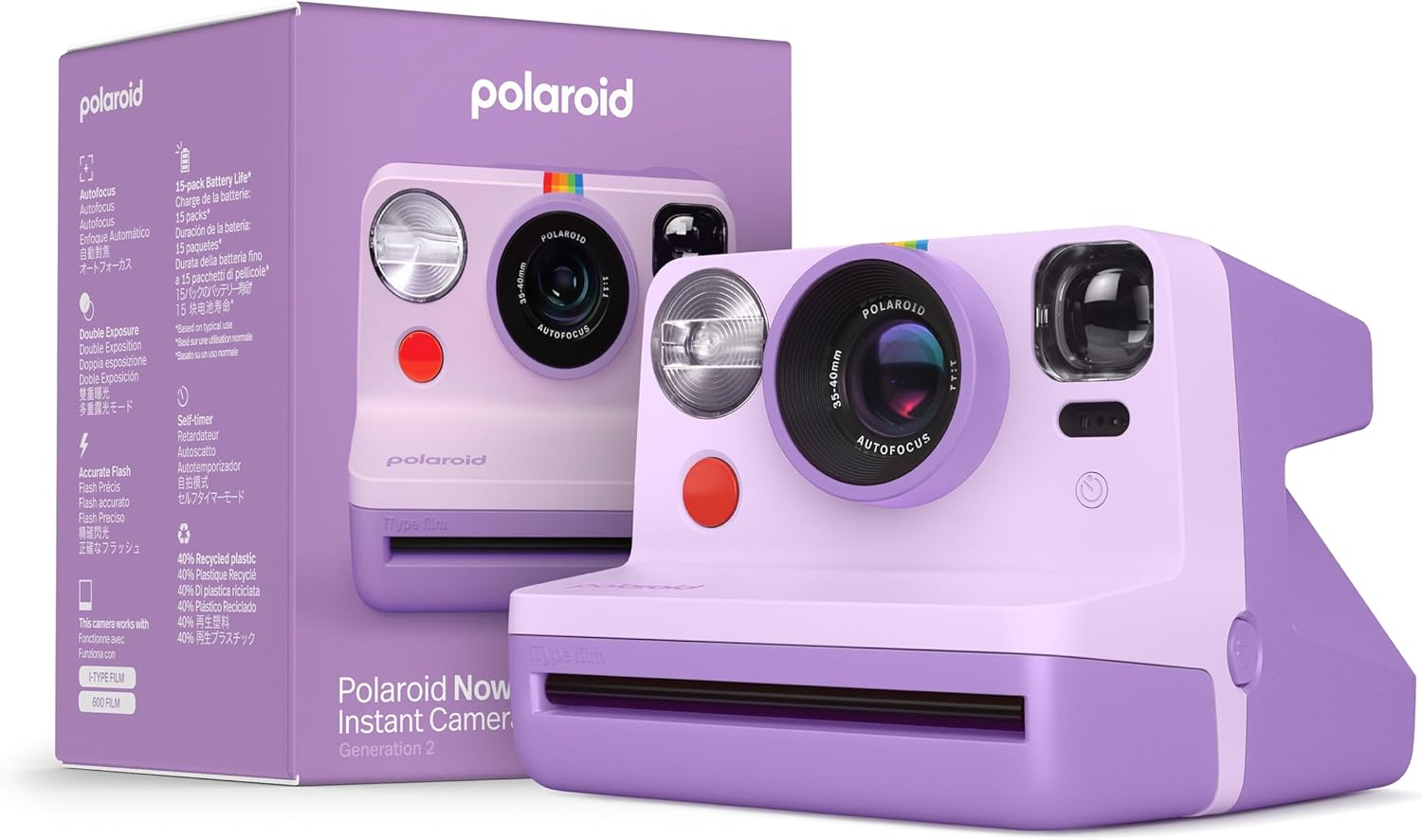 Polaroid - Now Gen 2 Camera - Purple