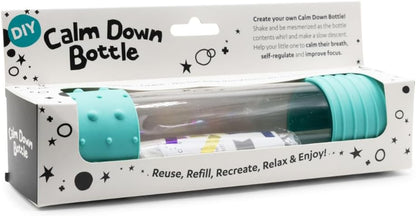 DIY Calm Down Fles Mint, Sensory Fles, Craft Kit Inbegrepen