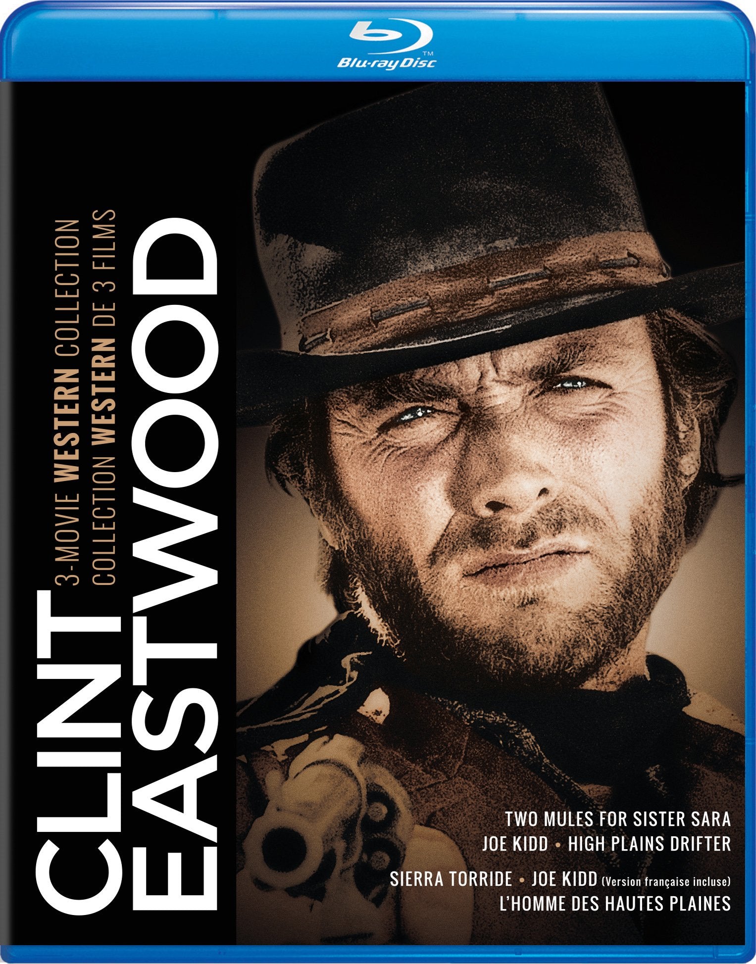 Clint Eastwood 3-Movie Western Collection (Two Mules For Sister Sara / Joe Kidd / High Plains Drifter)