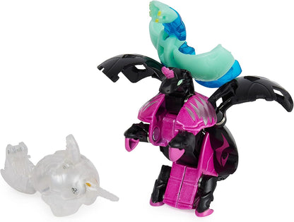 Bakugan Evolutions 2022 Platinum Power-Up Platinum Neo Pegatrix with Nano Blade and Siphon
