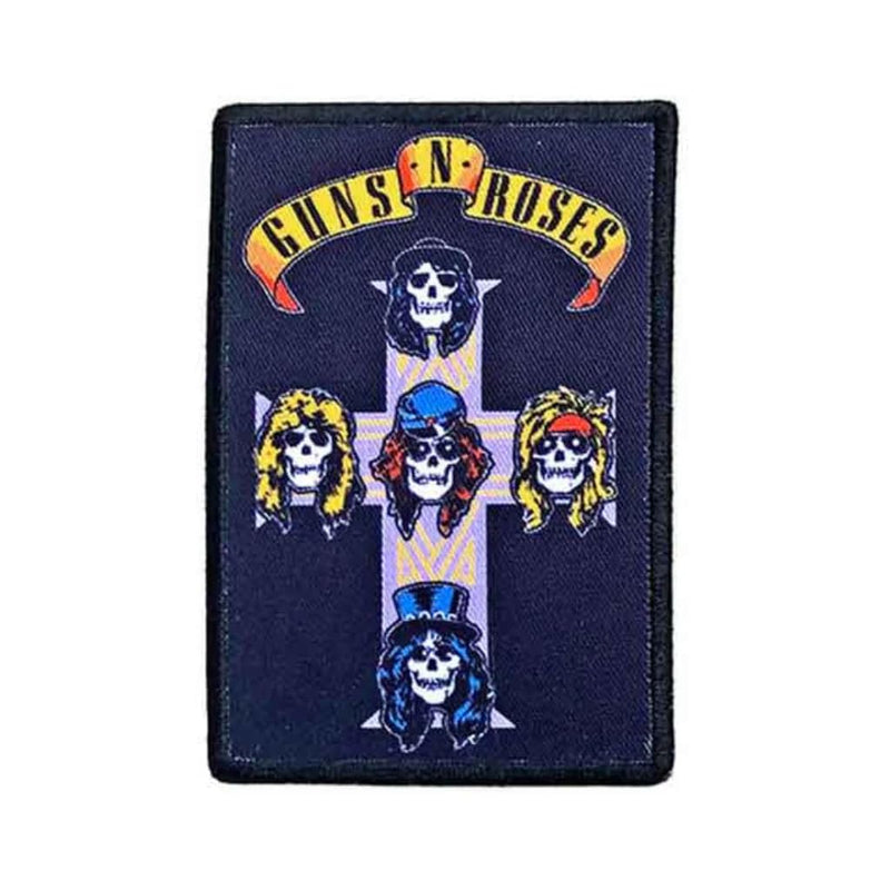 Guns N Roses Patch Nightrain Cross Band Logo Official One Size