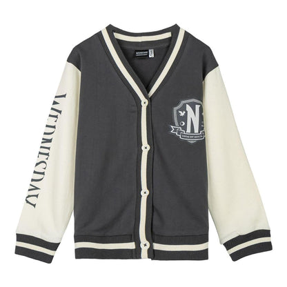 CERDÁ LIFE'S LITTLE MOMENTS Unisex Kid's Chaqueta Cotton Brushed Baseball Wednesday Sweater