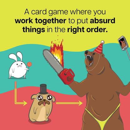 Exploding Kittens Presents That Escalated Quickly - Funny Card Games for Adults and Kids - Hilarious Family Game for Game Night with 160 Cards - Ages 10 and Up