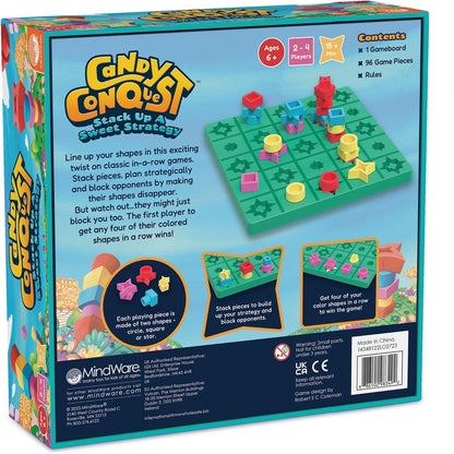 Mindware | Candy Conquest | Family Board Game | Ages 6+ | 2-4 Players | 15+ Minutes Playing Time