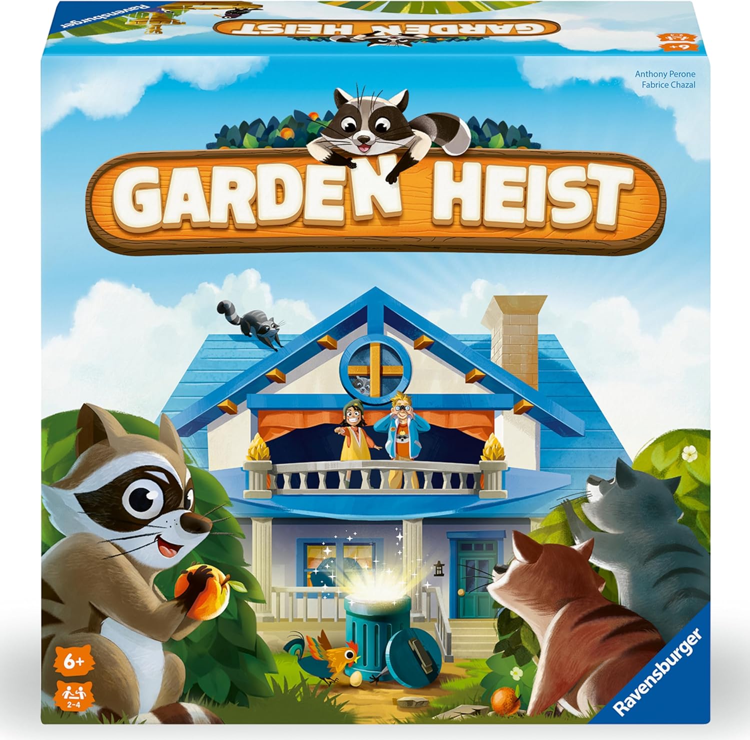 Ravensburger Garden Heist Fun Family Board Game for Kids and Adults Age 6 Years Up - New 2024
