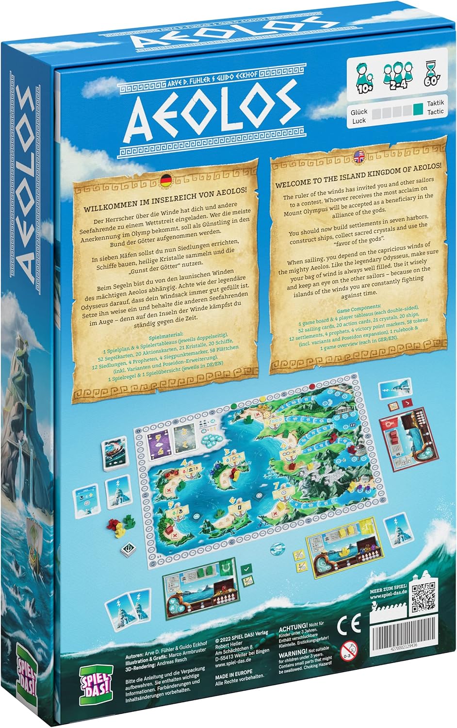 Game DAS - AEOLOS, easy connoisseur game from 10 years