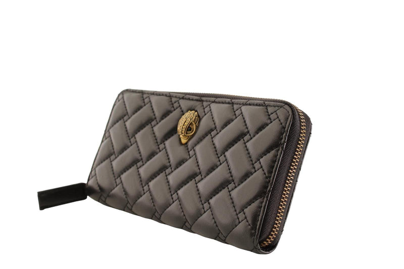 Kurt Geiger London Womens Zip Around Wallet Black Size: One size